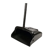 Continental 912BK, Plastic Lobby Dust Pan with Vinyl Coated Steel Handle