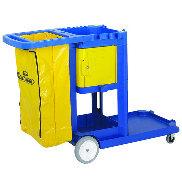 Convertible Janitor Cart Optional Locking Compartment SKU 187YW