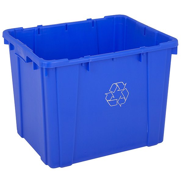 Curbside Recycling Bin 14 gal. Blue SKU:5914-1