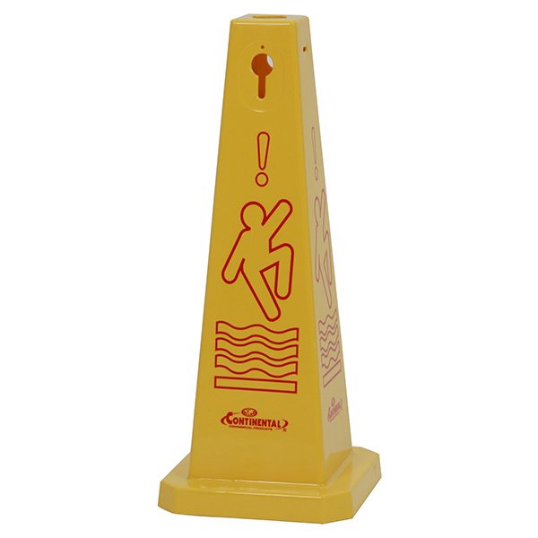 Quad-Cone Floor Cone 26″ Yellow SKU:221YW